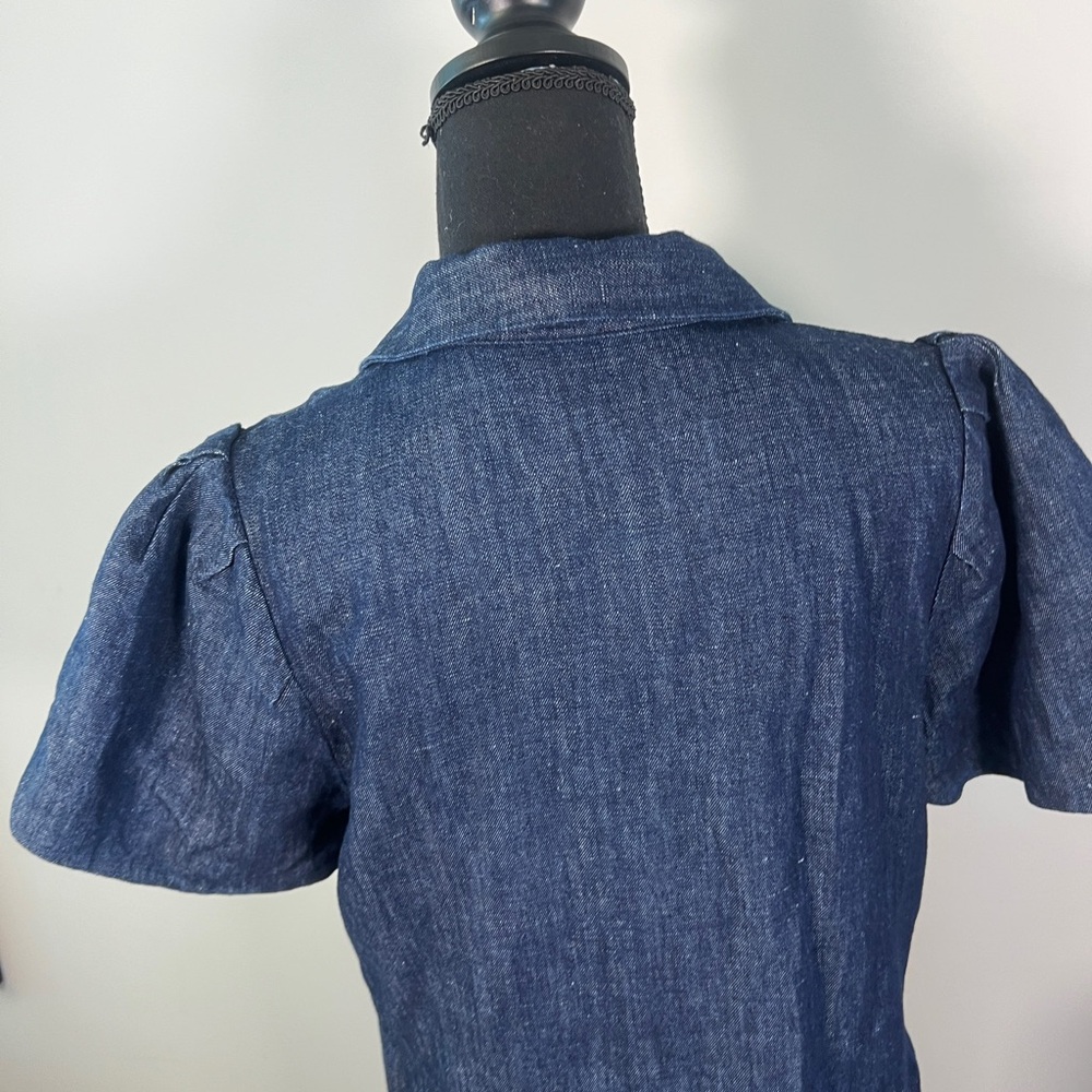 Brochu Walker The Havana Indigo Soft Denim Dress sz M - Picture 12 of 14